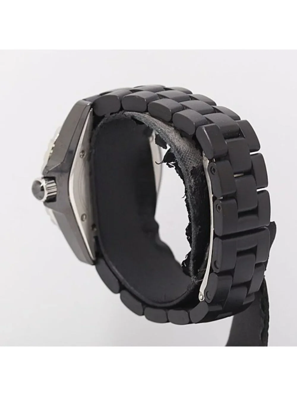 Chanel Quartz Date Black Dial Watch